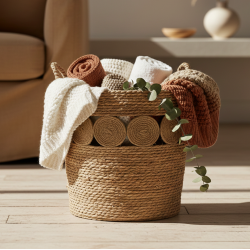 Straw Basket Large